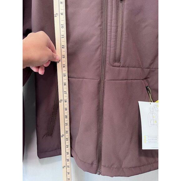 All In‎ Motion Womens Brown Plush Softshell Jacket With Hood M - Picture 13 of 14